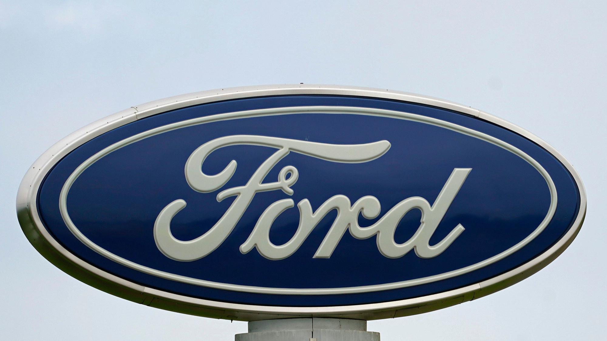 Das Logo von Ford.