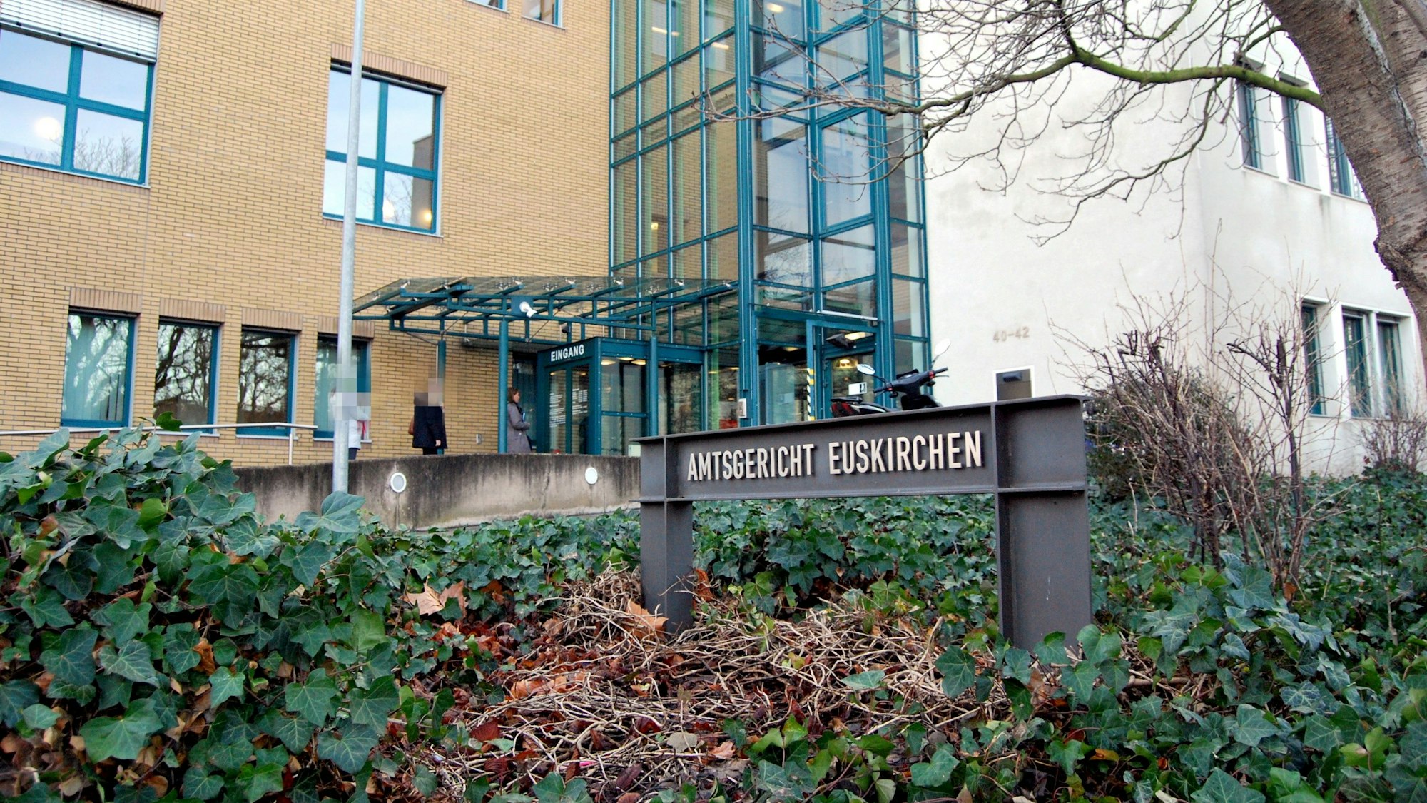 Blick auf das Amtsgericht Euskirchen im Januar 2022.