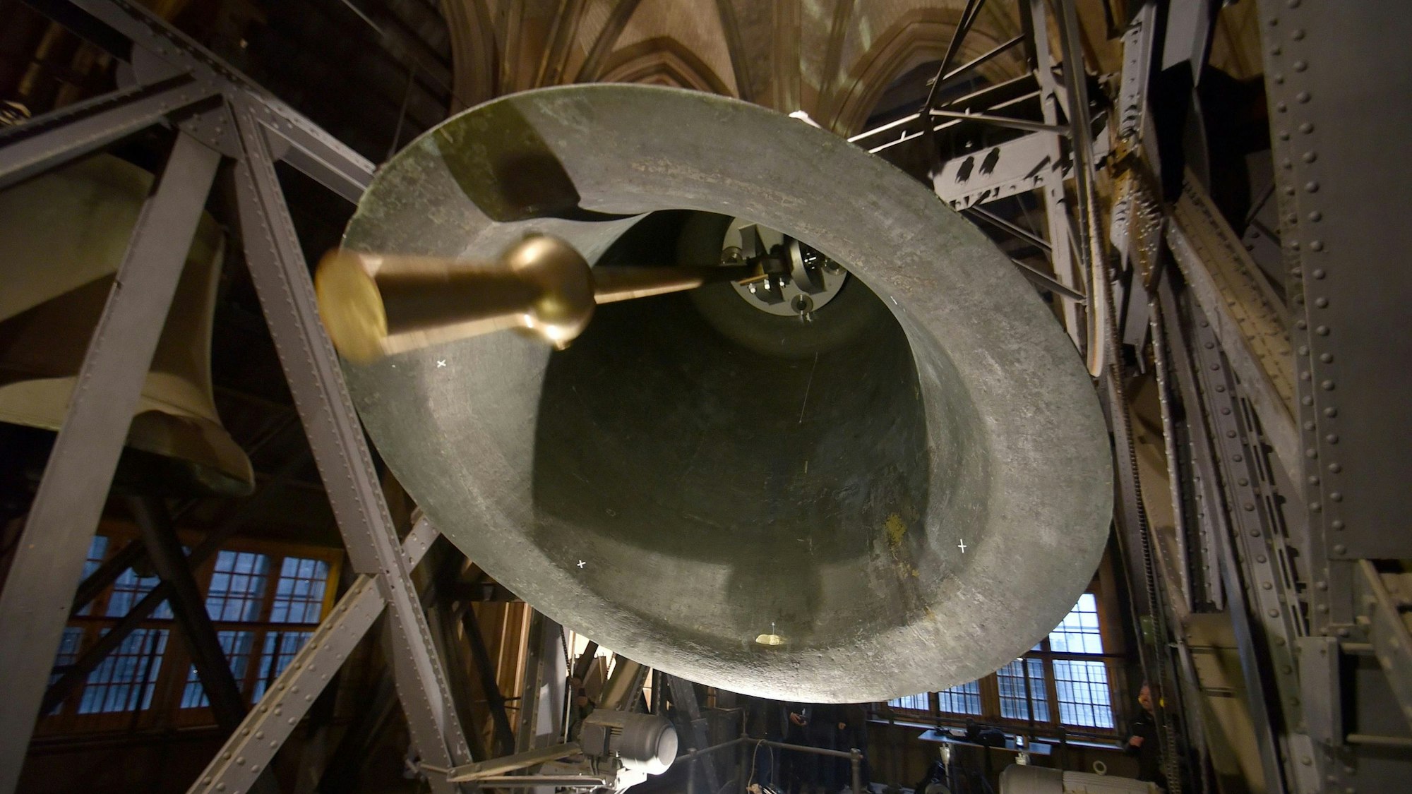 Der „Dicke Pitter“ im Einsatz.