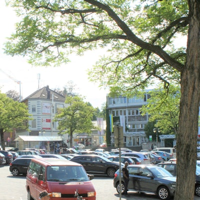 Der Martkplatz in Eitorf.