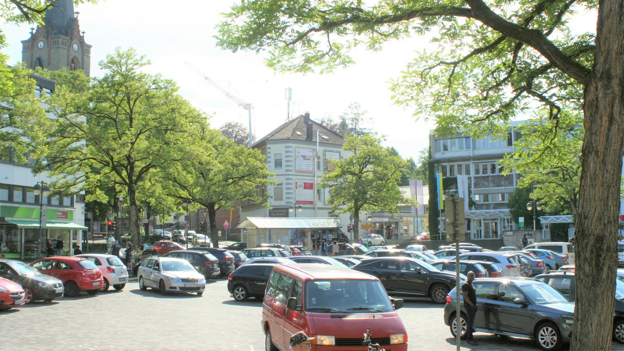 Der Martkplatz in Eitorf.