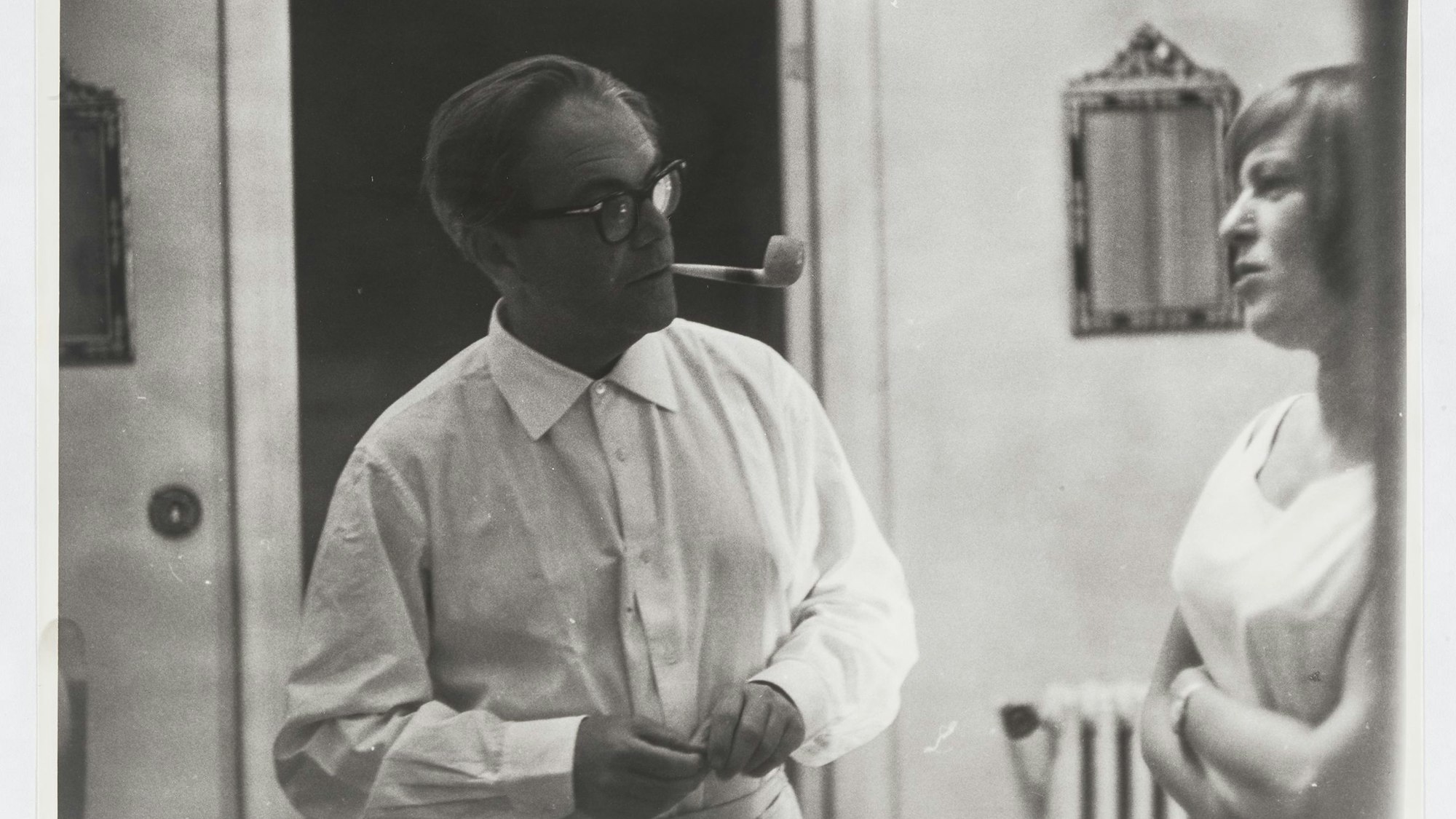 Max Frisch mit Ingeborg Bachmann in Rom.