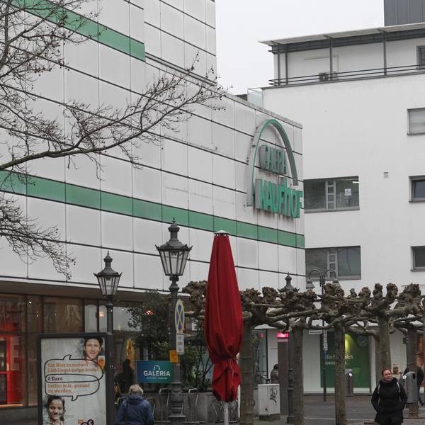 Die Kaufhof-Filiale in der Siegburger Innenstadt.