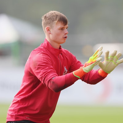 1. FC Köln, Training, Jonas Urbig (1. FC Köln). 29.09.2022, Bild: Herbert Bucco
