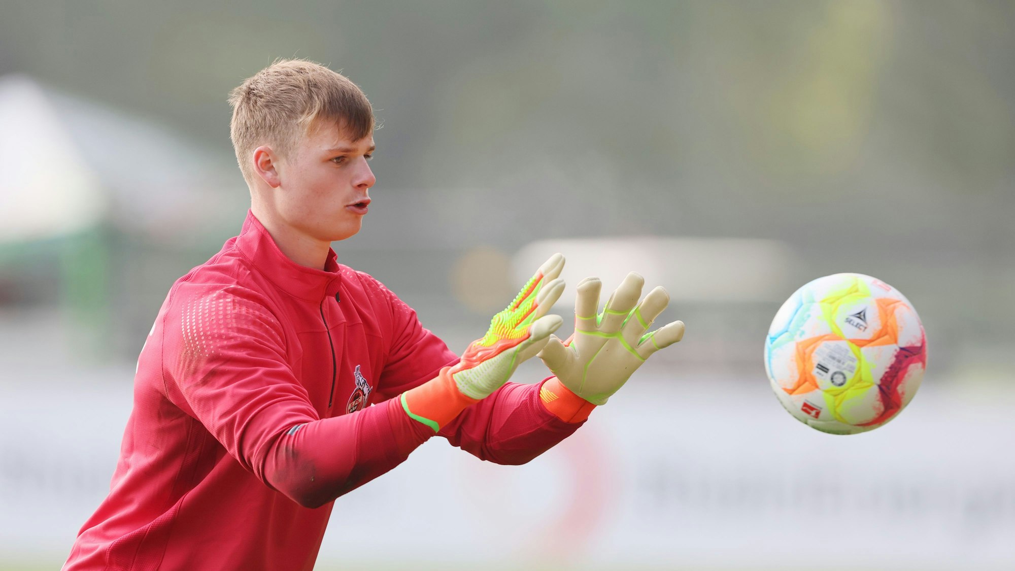 1. FC Köln, Training, Jonas Urbig (1. FC Köln). 29.09.2022, Bild: Herbert Bucco