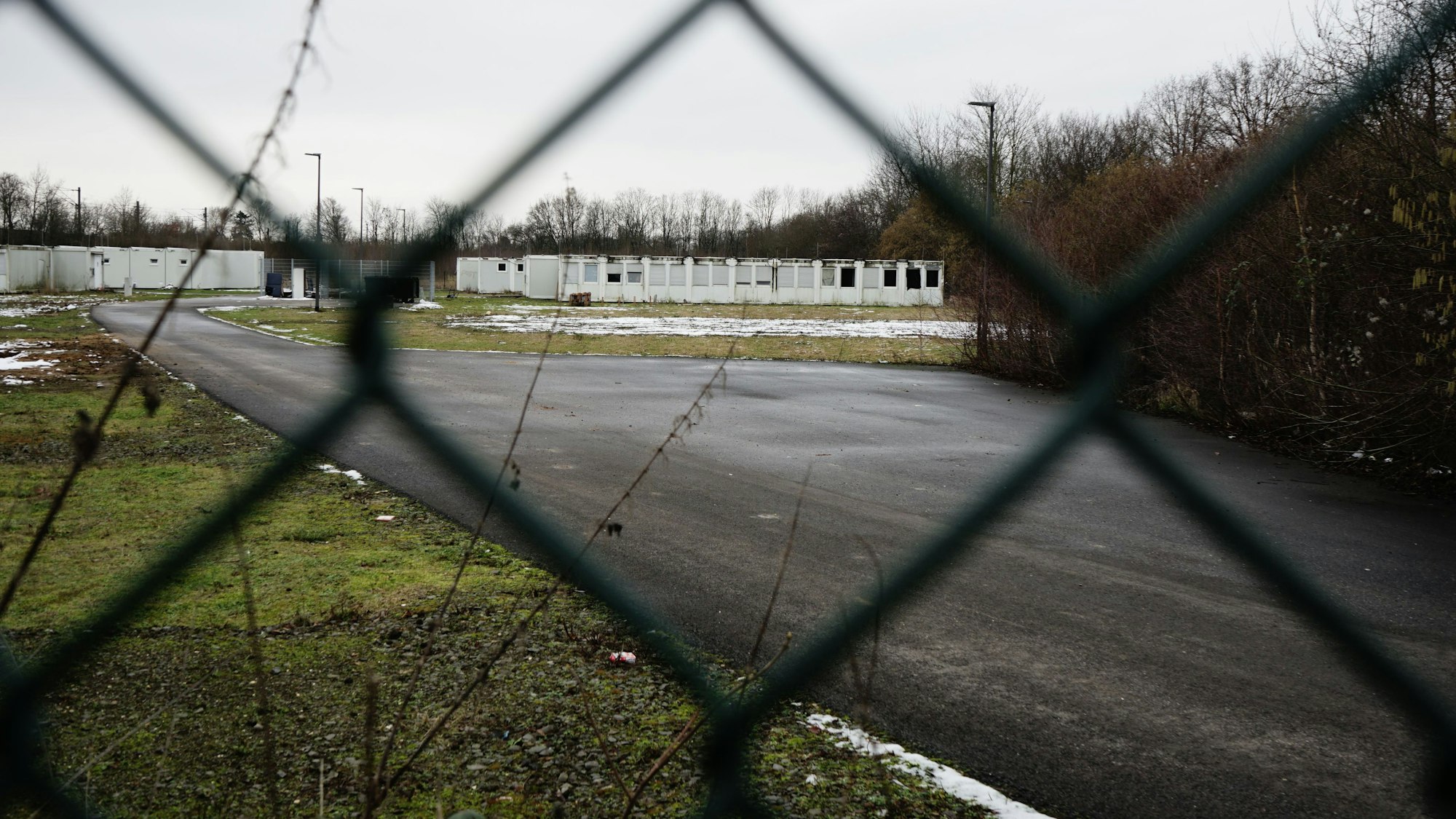 24.01.2023: Kerpen-Sindorf. Flüchtlinge sind in Kerpen unter anderem in Containern an der Bruchhöhe untergebracht.