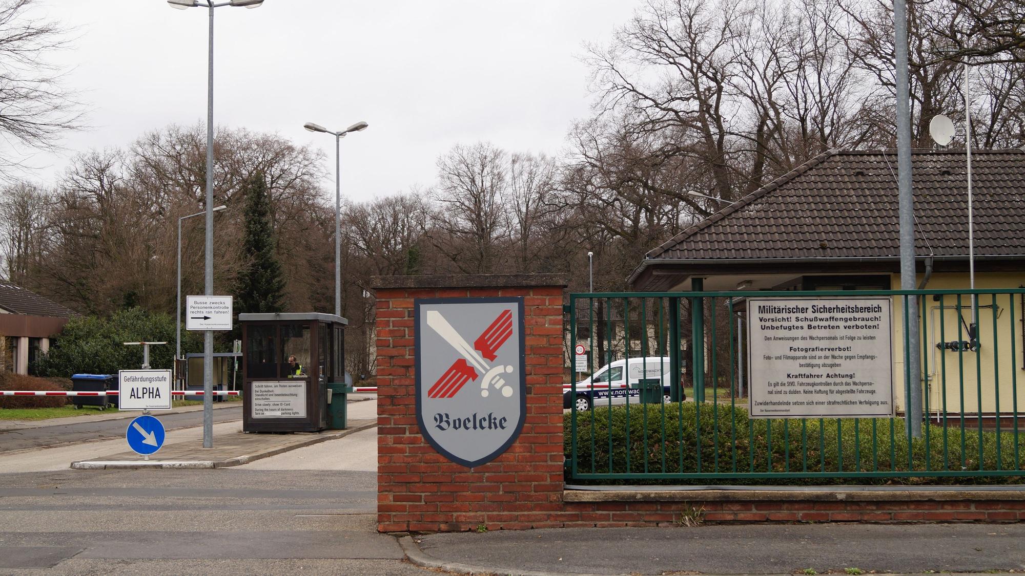 Das Foto zeigt die Boelcke-Kaserne in Kerpen. Bürgermeister Spürck bietet Bund und Land, mehr Flüchtlinge als gefordert in Kerpen unterzubringen, eben auf diesem Gelände.