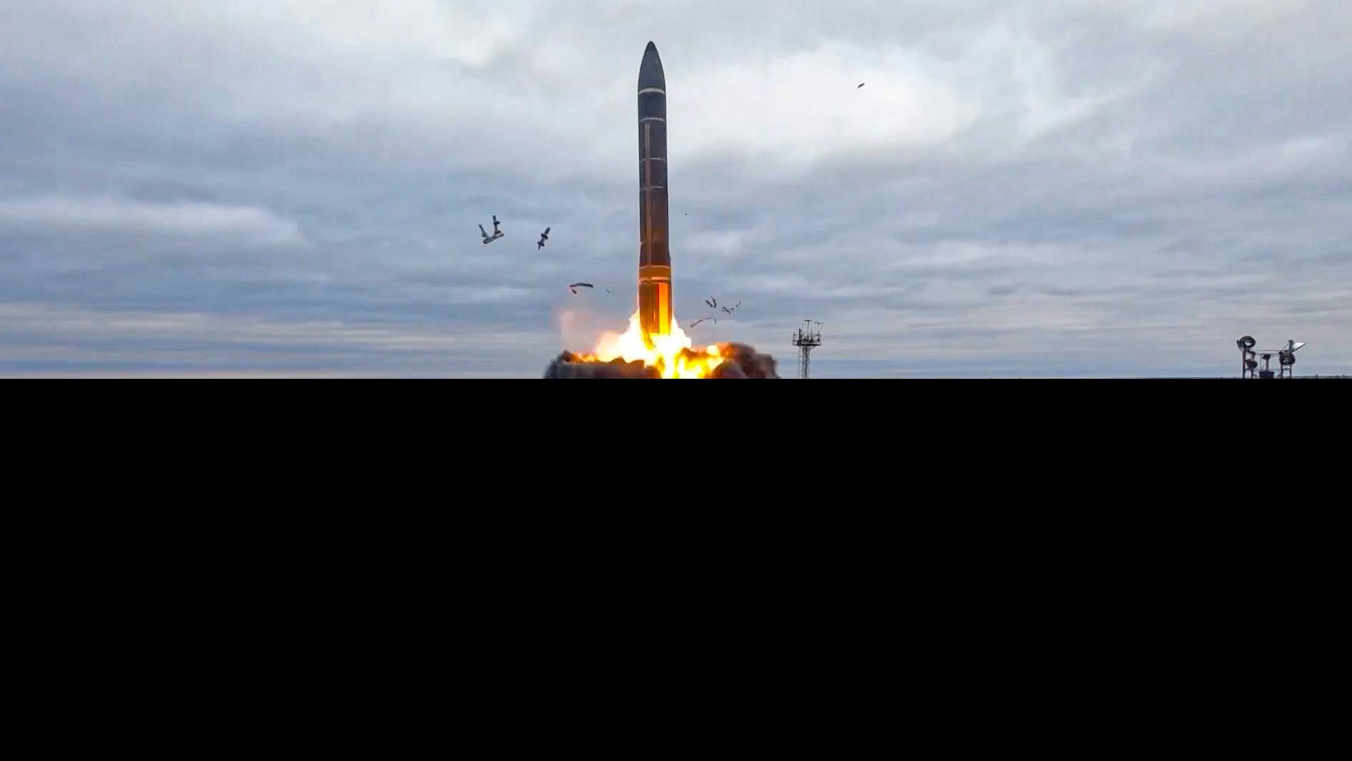 Eine Atomrakete, die startet.(Symbolbild)