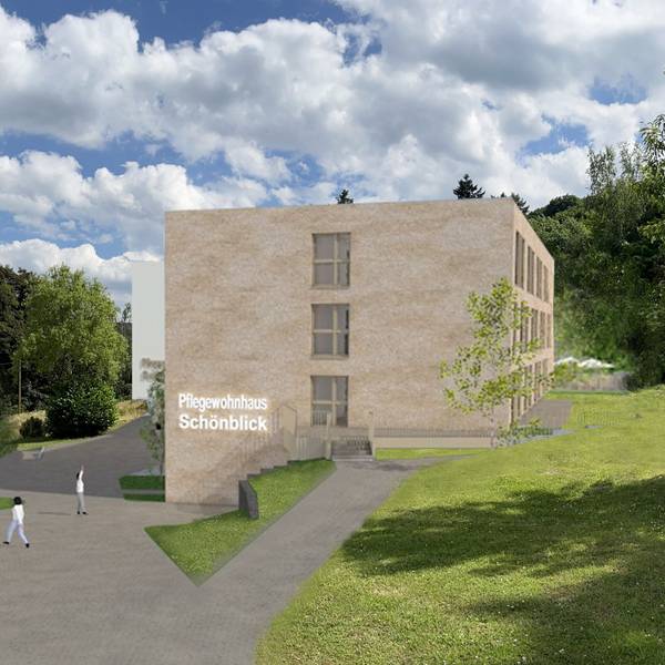 Die Animation zeigt, wie das neue Pflegewohnhaus in Heimbach aussehen wird.