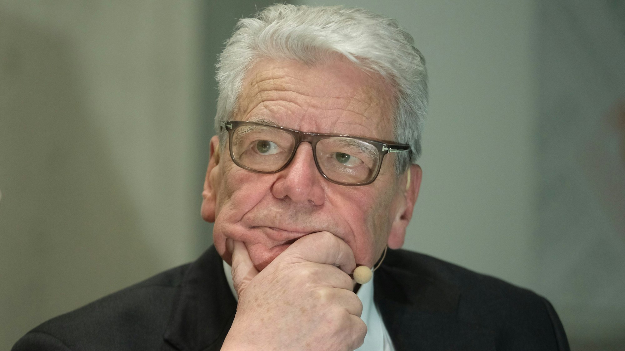 31.01.2023, Sachsen, Leipzig: Joachim Gauck, ehemaliger Bundespräsident