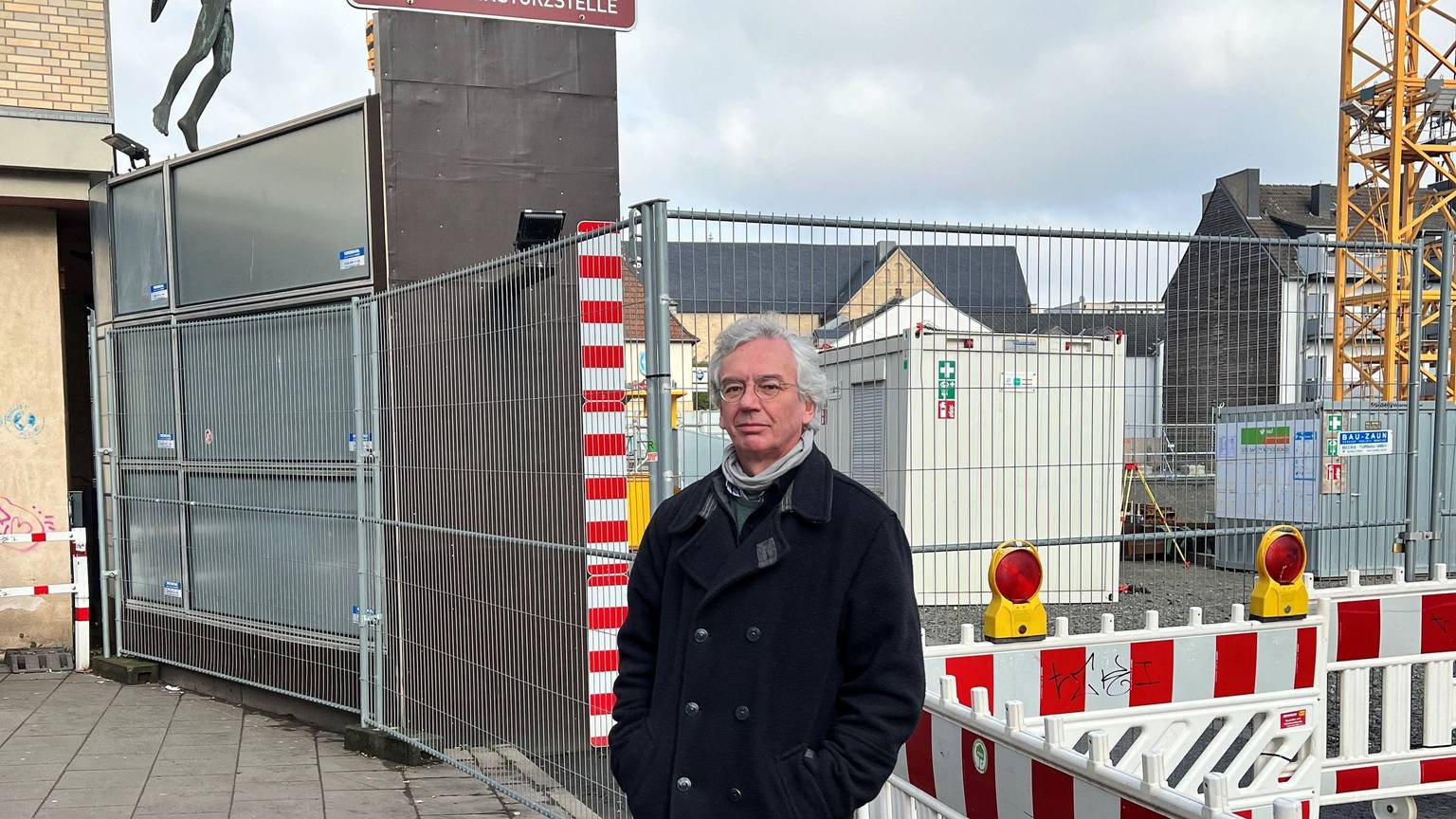 Günter Otten, Sprecher der Initiative Archivkomplex will an den Plänen für eine Halle unterm Waidmarkt festhalten.