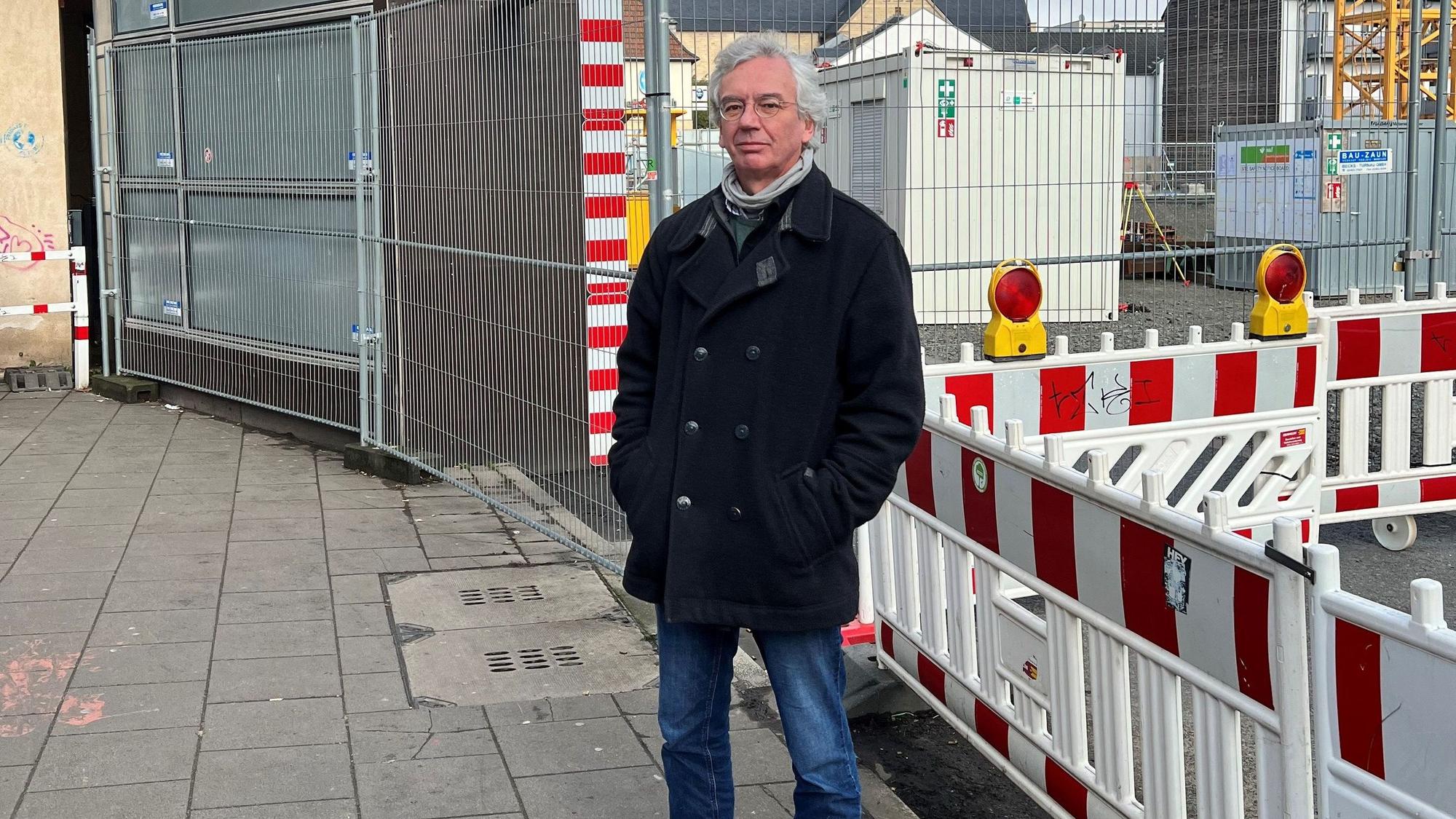 Günter Otten, Sprecher der Initiative Archivkomplex will an den Plänen für eine Halle unterm Waidmarkt festhalten.
