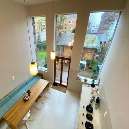 Die Küche des alten Fischerhauses.