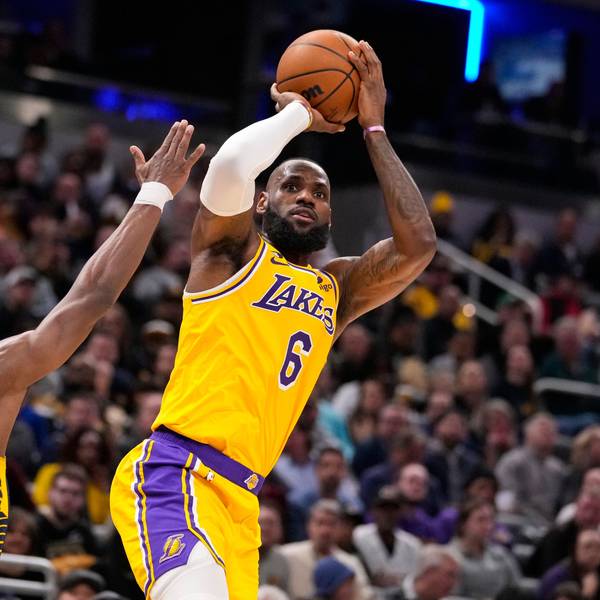 Lebron James im Spiel gegen die Indiana Pacers.