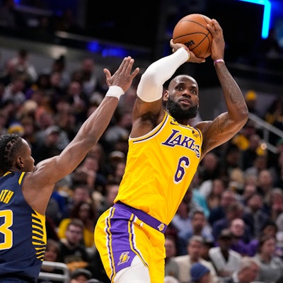 Lebron James im Spiel gegen die Indiana Pacers.