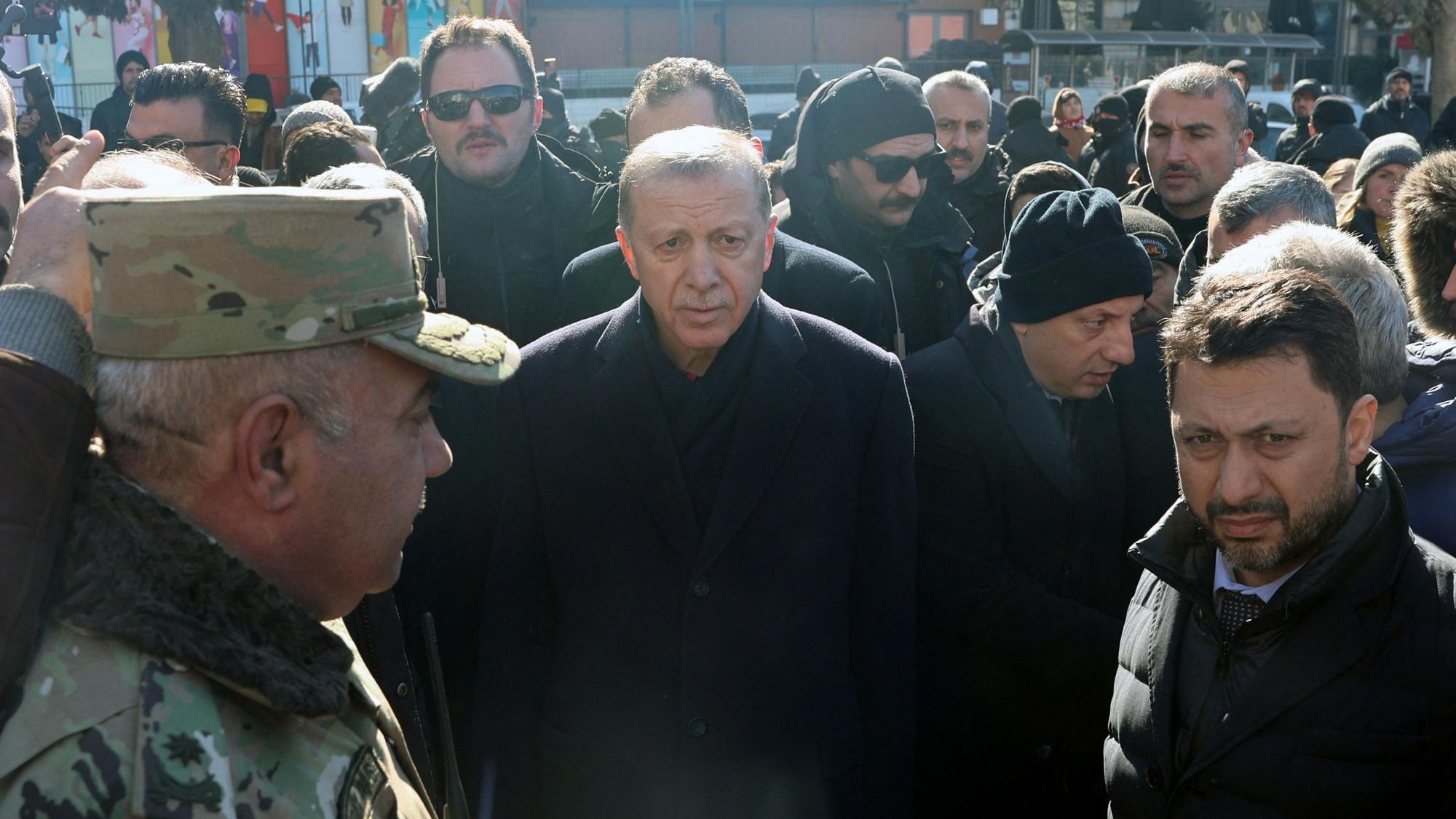 Erdogan bei seinem Besuch im Südosten der Türkei.