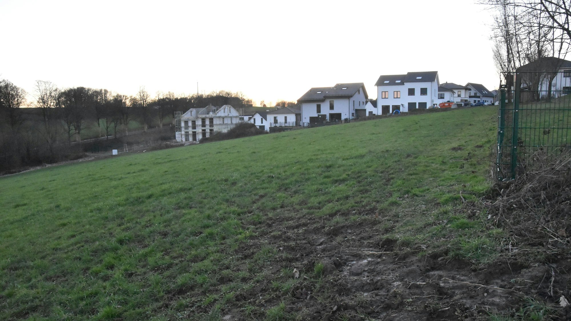 Das Baugebiet Stockemsiefen im Südosten des Mucher Dorfes Marienfeld.