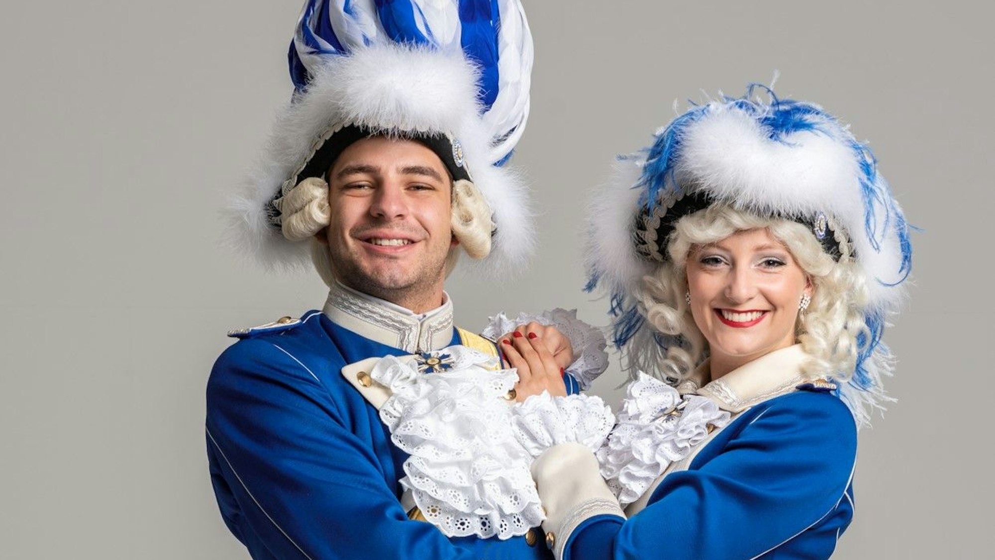 Das Tanzpaar der Blauen Funken, Marie Steffens und Christian Prehl