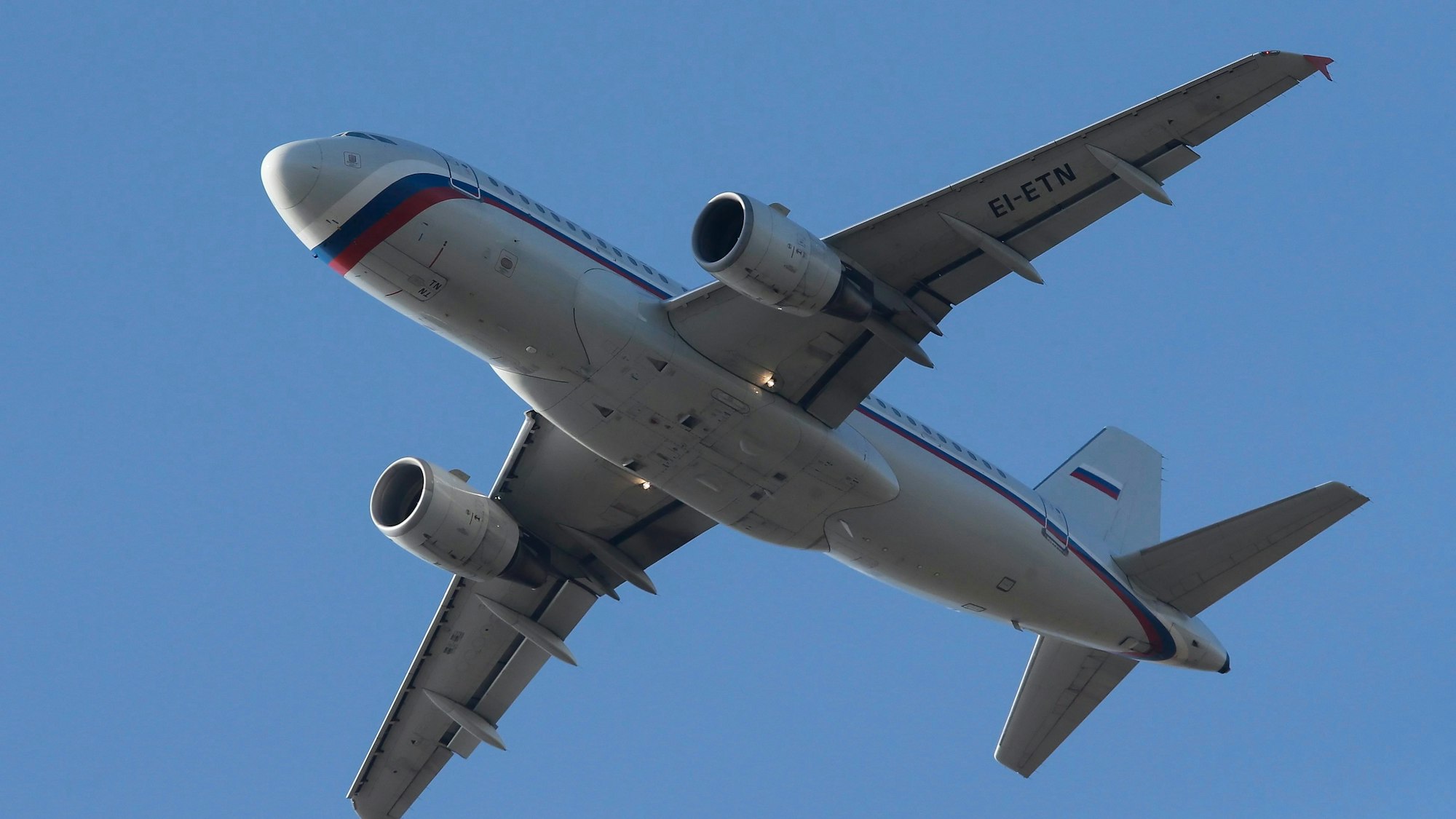 Ein Flugzeug einer russischen Airline (Symbolbild)