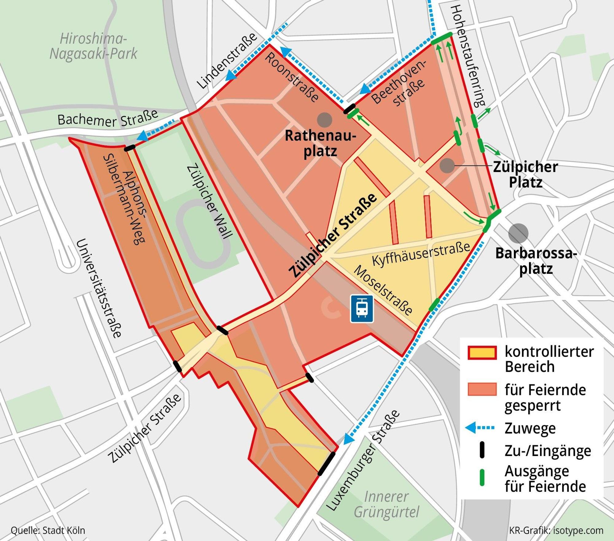 Karte Uniwiese