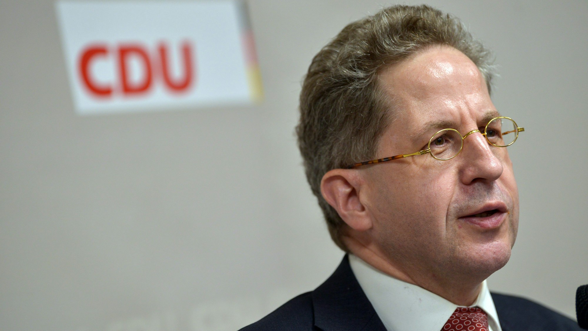 Aufnahme von Hans-Georg Maaßen, ehemaliger Präsident des Bundesamtes für Verfassungsschutz (BfV)