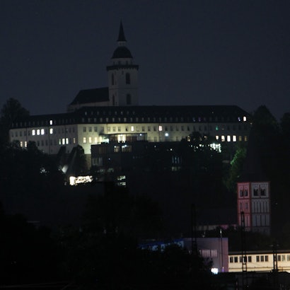 Die Abtei auf dem Michaelsberg in Siegburg.
