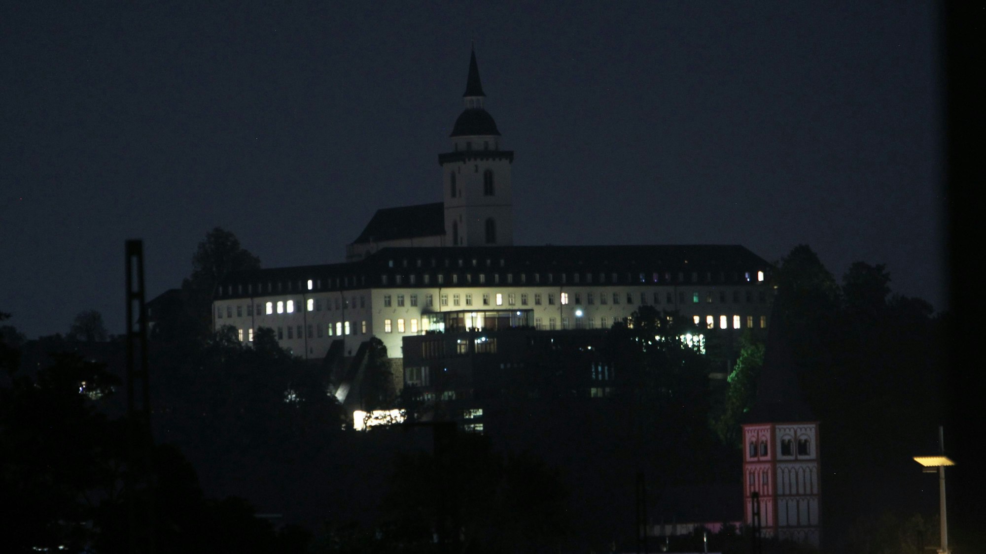 Die Abtei auf dem Michaelsberg in Siegburg.