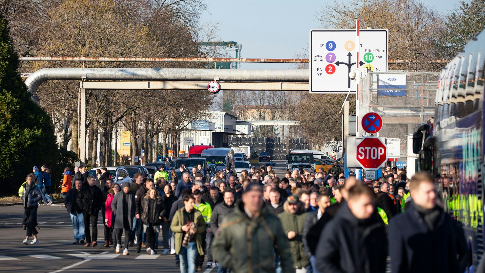 Am Dienstag gab es bei Ford in Köln mehrere Betriebsversammlungen.