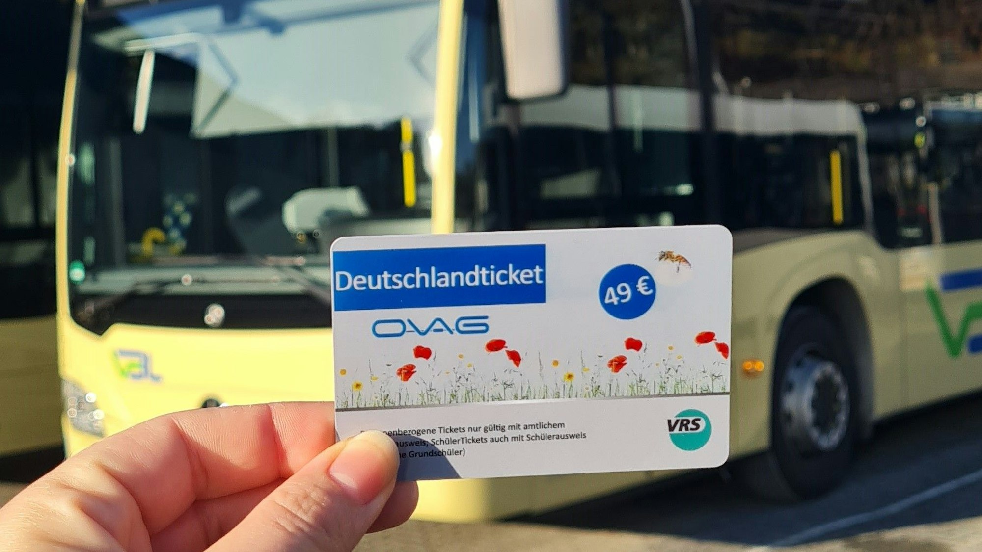 Ein Entwurf des 49-Euro-Tickets.