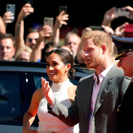 Prinz Harry und Meghan bei ihrem Besuch in Düsseldorf.