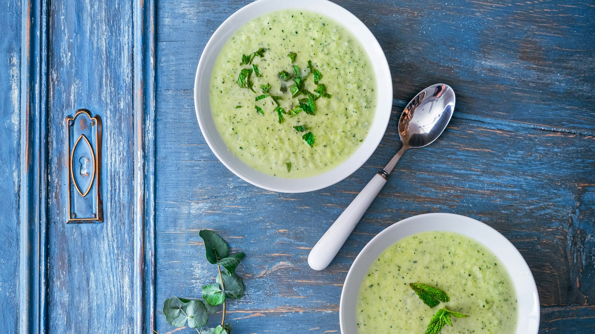 Zucchini-Kokos-Suppe aus dem Buch "Scheinfasten" von Barbara Becker