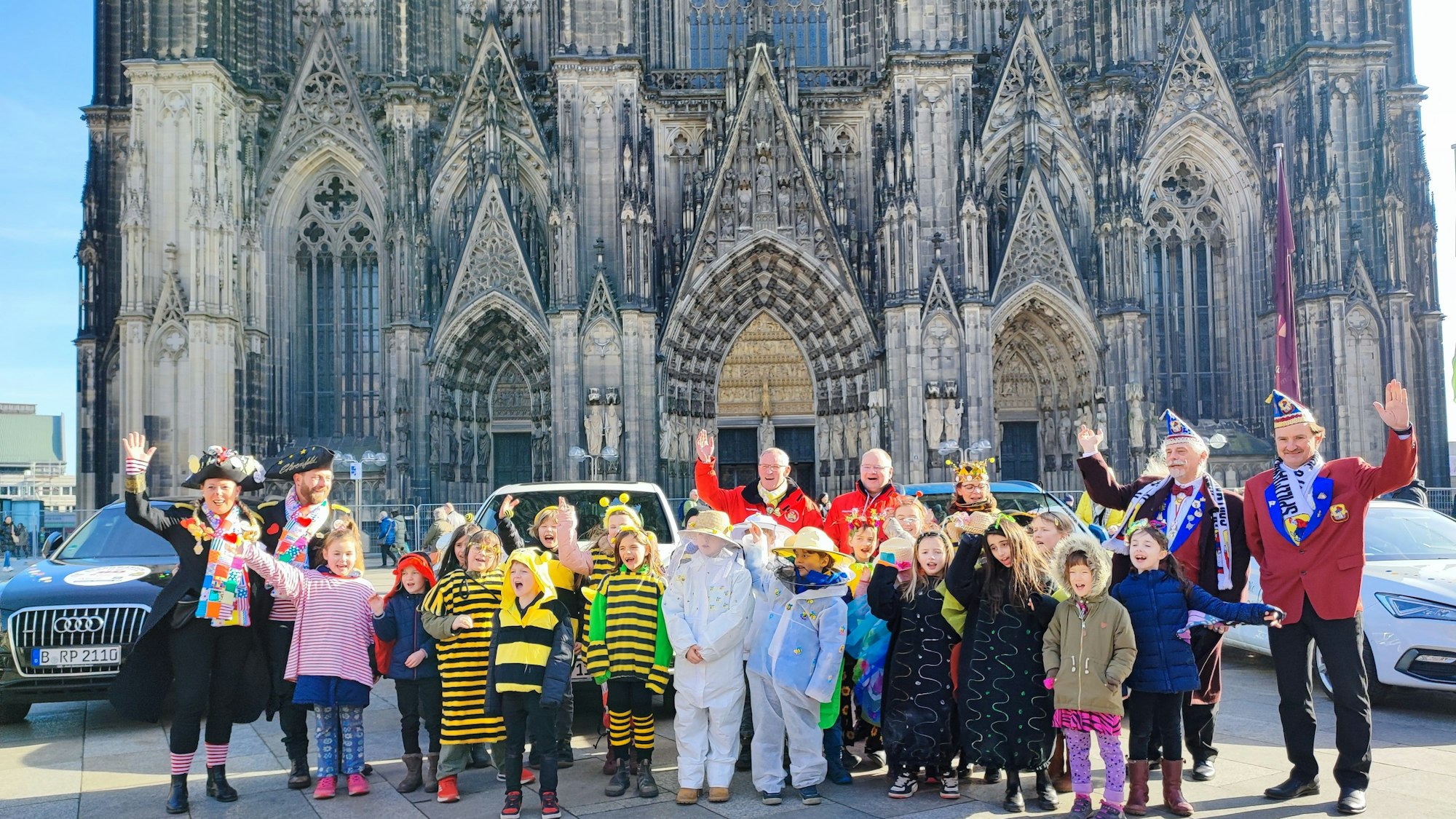 Vorstellung der Schull- un Veedelszöch 2023 zusammen mit der KGS Zugweg.