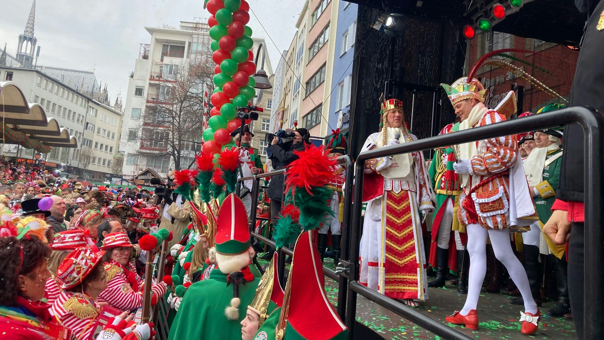 Das Dreigestirn auf dem Alter Markt