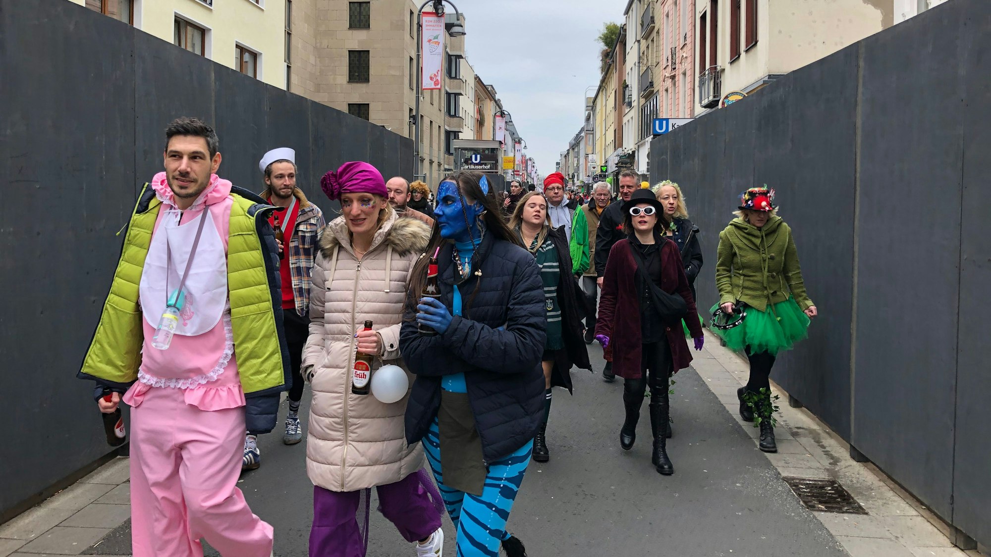 Jecke wandern durch die Südstadt