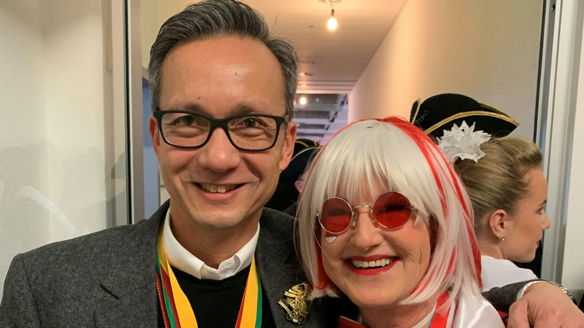 Falk Schnabel und Gisela Walsken