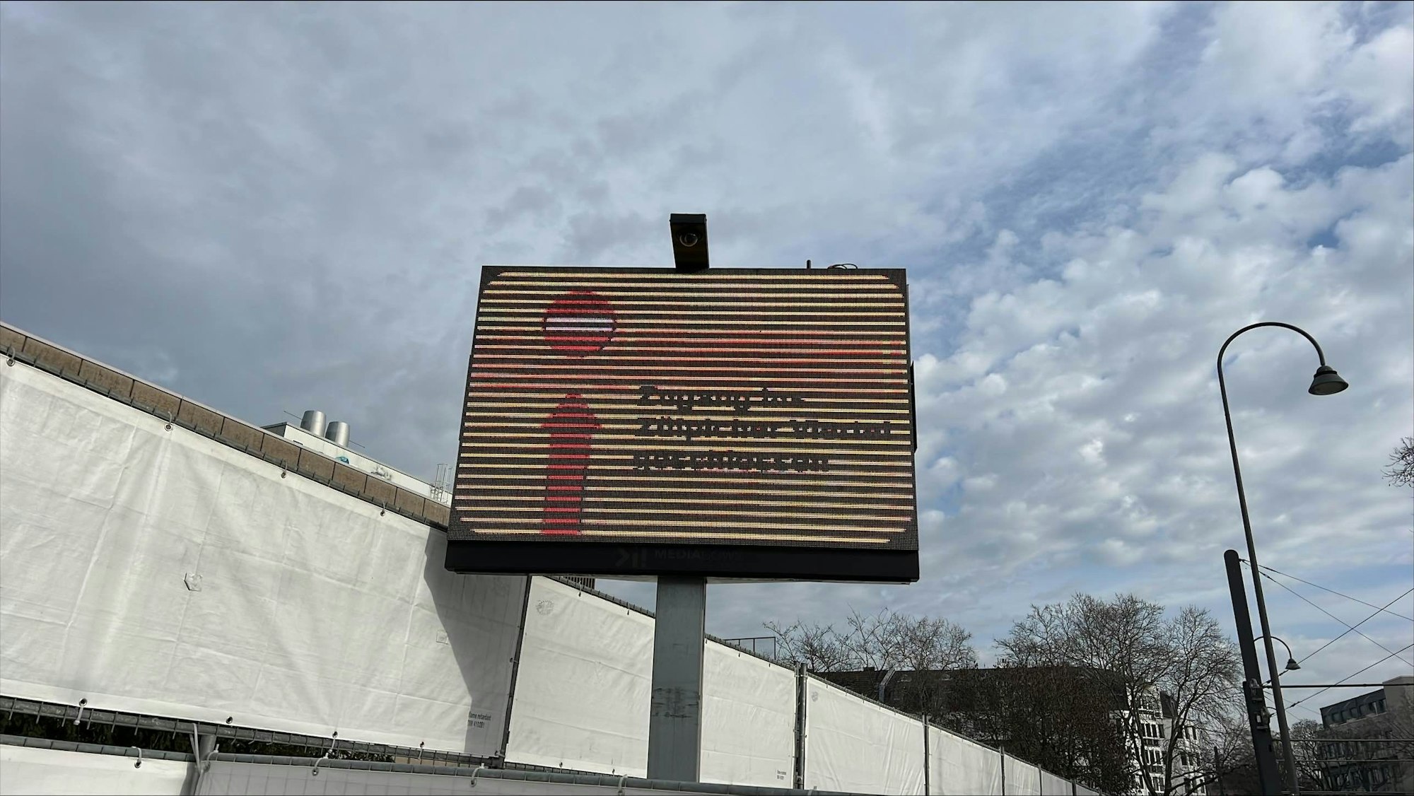 Sperrung der Zülpicher Straße