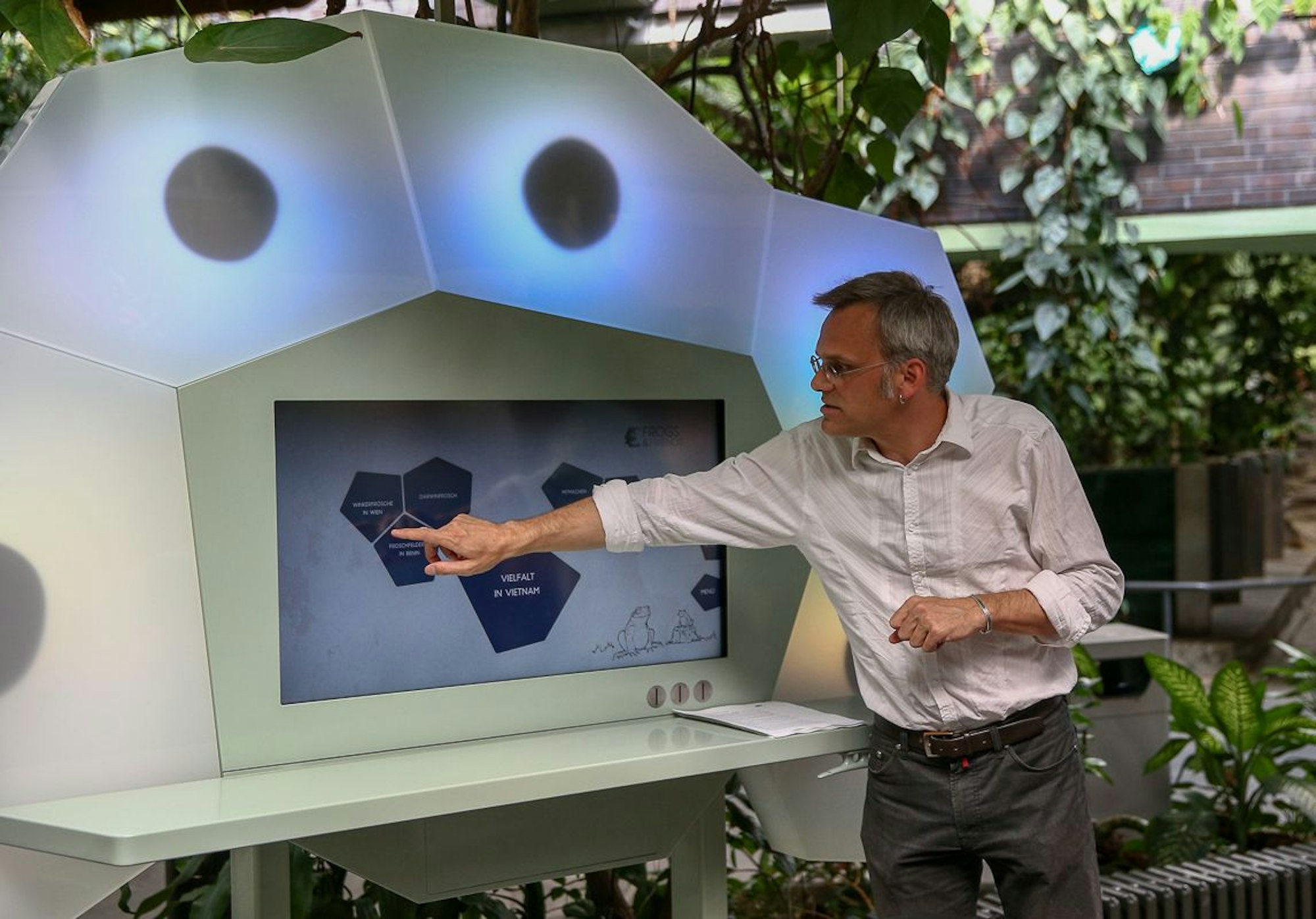 Im Aquarium kann man sein Wissen interaktiv vertiefen.