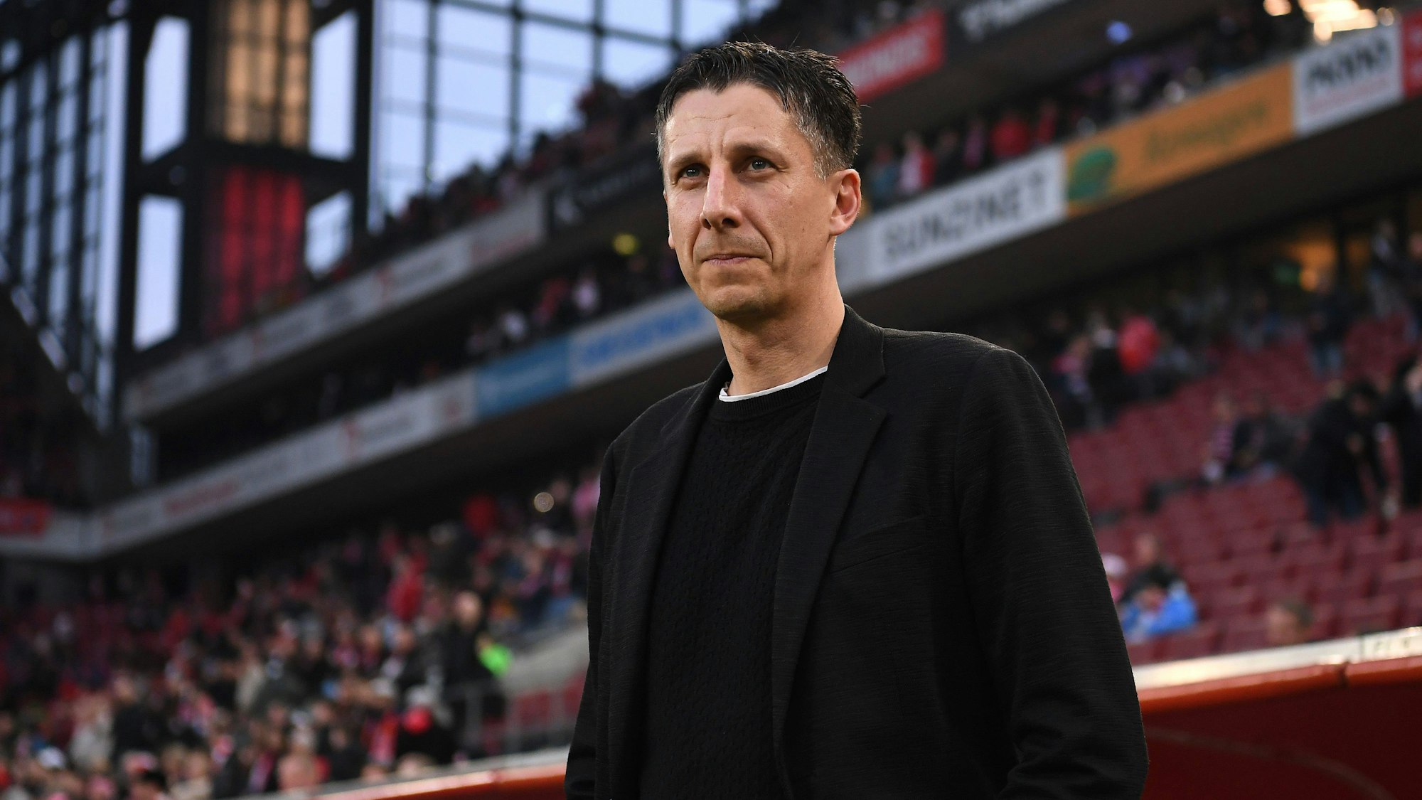 Fußball 1. Bundesliga 20. Spieltag 1. FC Köln - Eintracht Frankfurt am 12.02.2023 im RheinEnergieStadion in Köln Christian Keller Sportchef / Sportdirektor Köln DFL regulations prohibit any use of photographs as image sequences and/or quasi-video. *** Soccer 1 Bundesliga 20 Spieltag 1 FC Köln Eintracht Frankfurt am 12 02 2023 im RheinEnergieStadion in Cologne Christian Keller Sportchef Sportdirektor Köln DFL regulations prohibit any use of photographs as image sequences and or quasi video xHDx