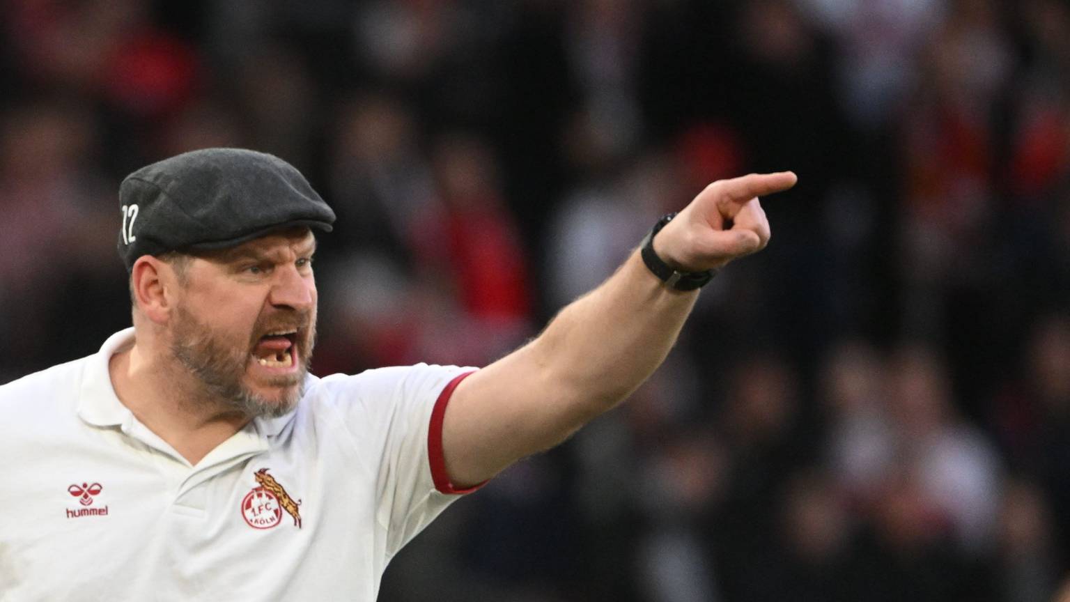18.02.2023, Baden-Württemberg, Stuttgart: Fußball: Bundesliga, VfB Stuttgart - 1. FC Köln, 21. Spieltag, in der Mercedes-Benz-Arena. Kölns Trainer Steffen Baumgart. Foto: Marijan Murat/dpa +++ dpa-Bildfunk +++