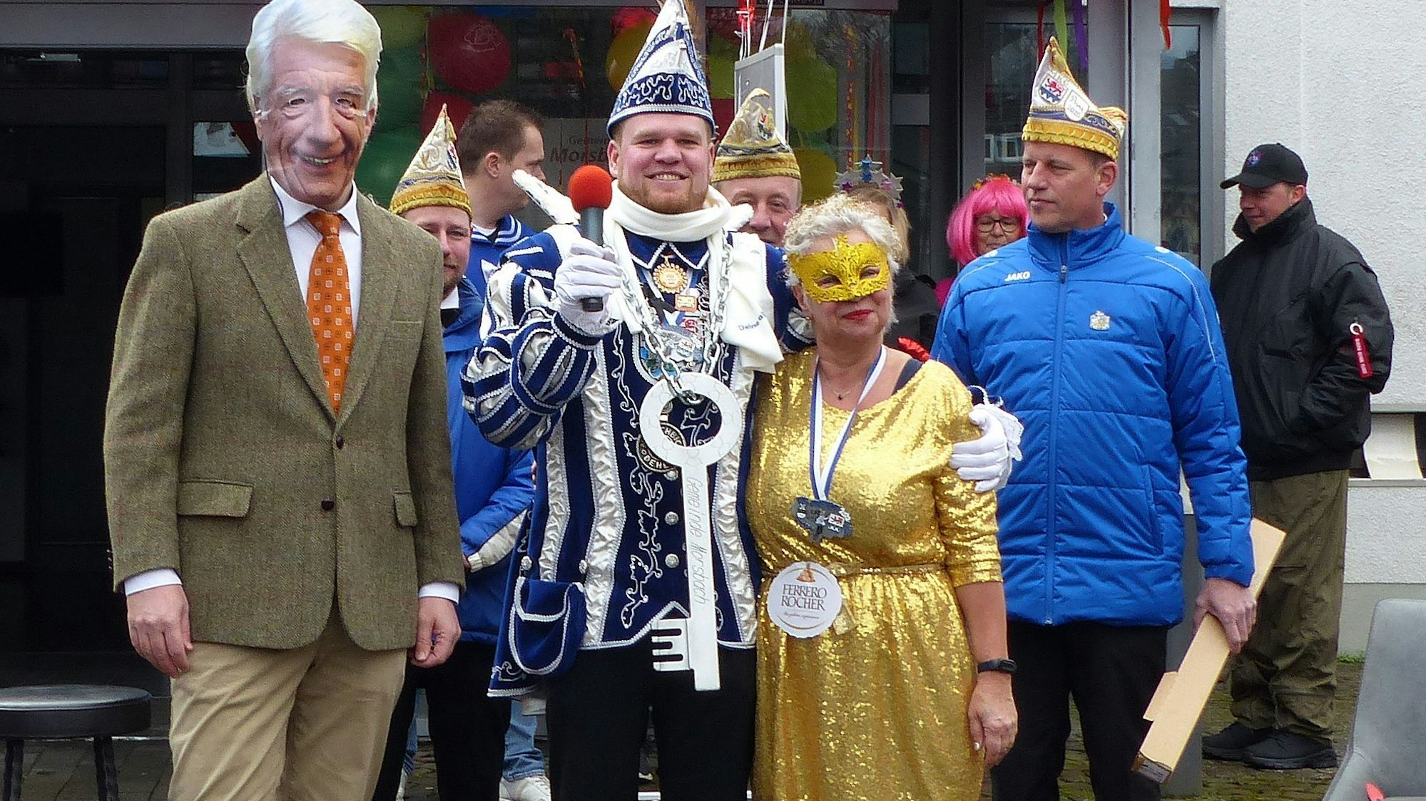 Rathaussturm Morsbach 2023, Foto: Buchen