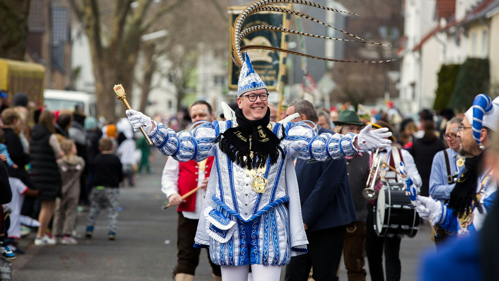 Jubiläumskinderzug Worringen 2023 mit Prinz Thomas II.