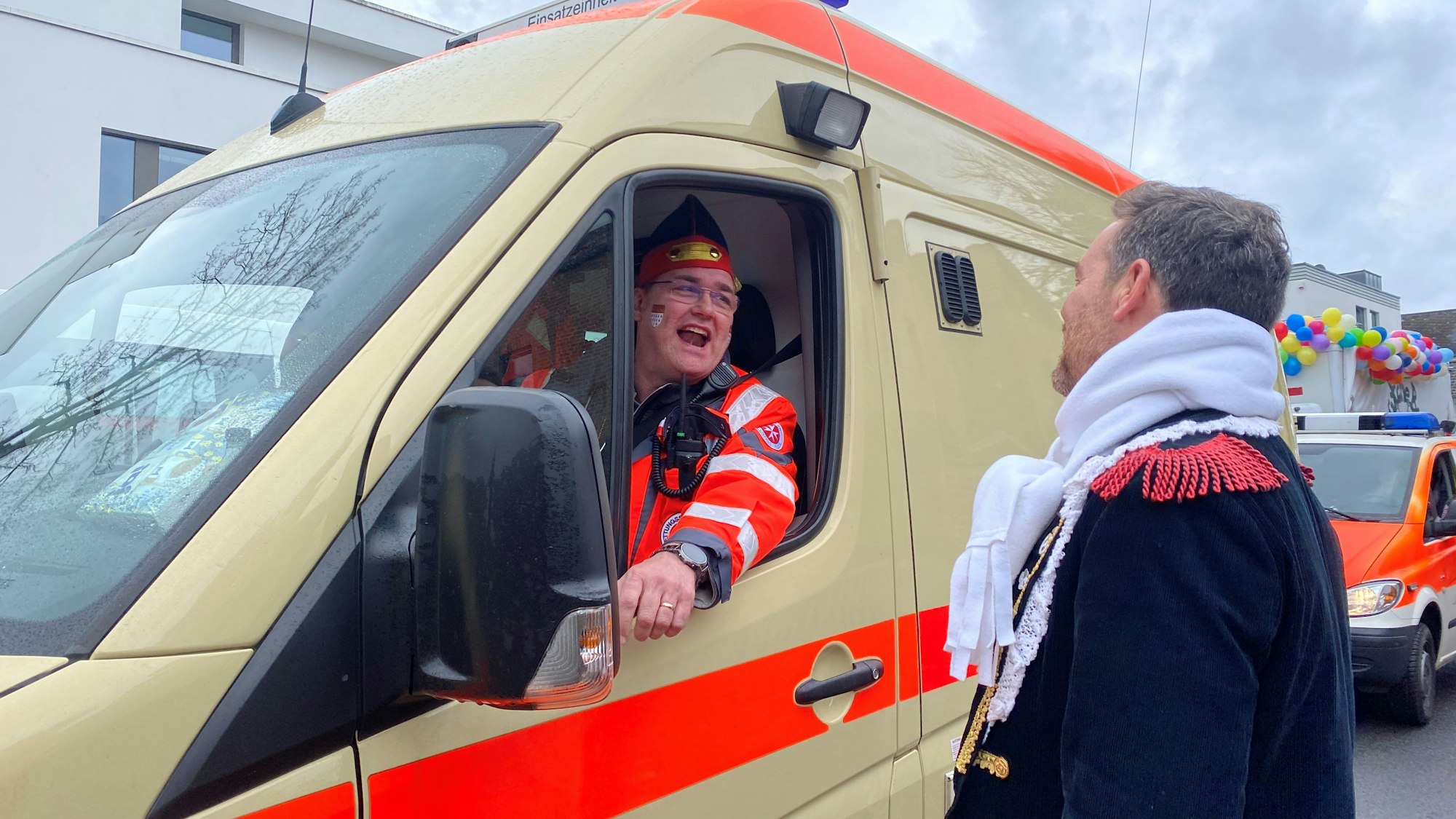 Die Stimmung ist gut.