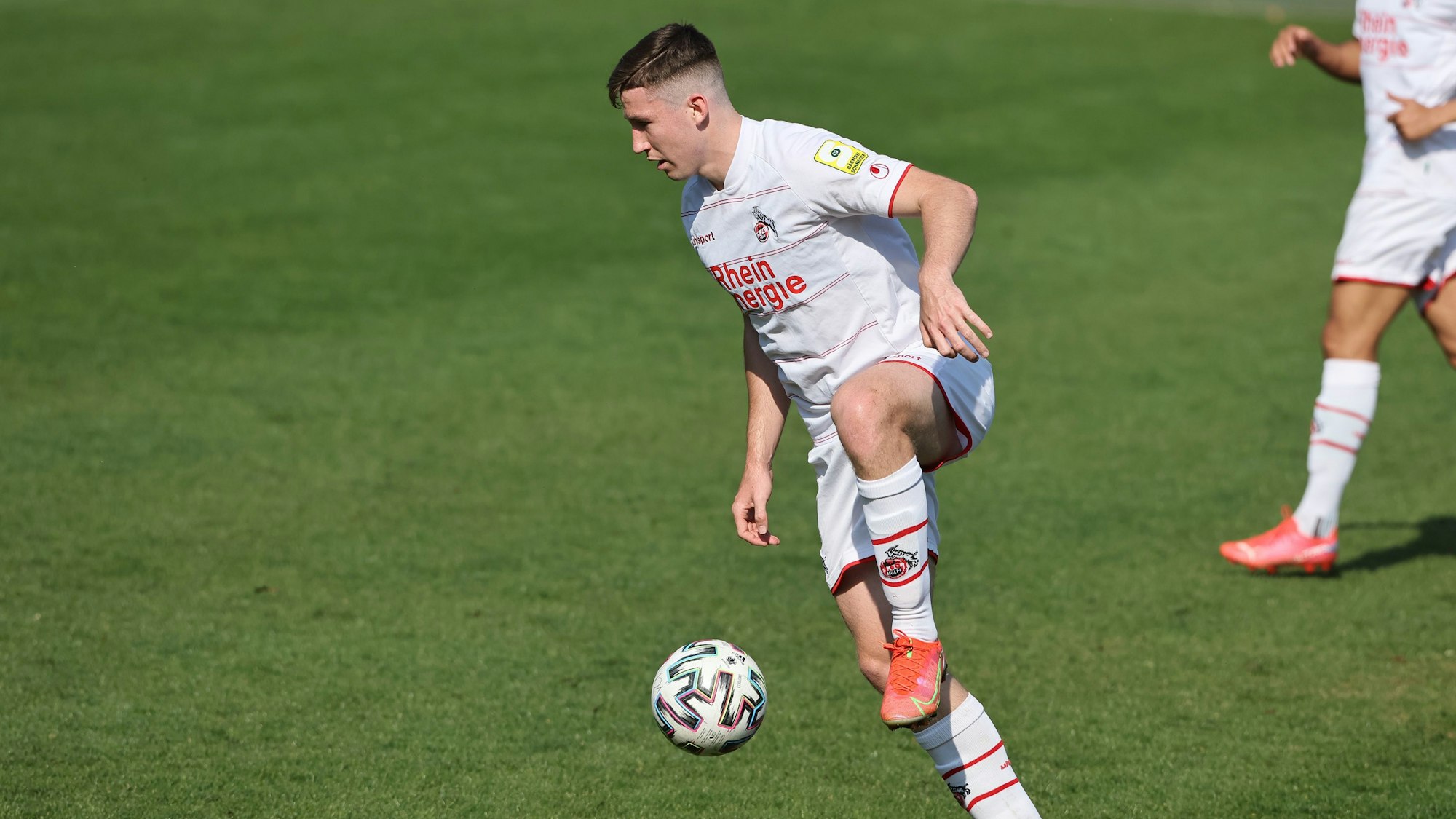 1.FC Köln U21 vs. Rot-Weiss Ahlen, Regionalliga West, Hendrik Mittelstädt (1.FC Köln), 26.03.2022, Bild: Herbert Bucco
