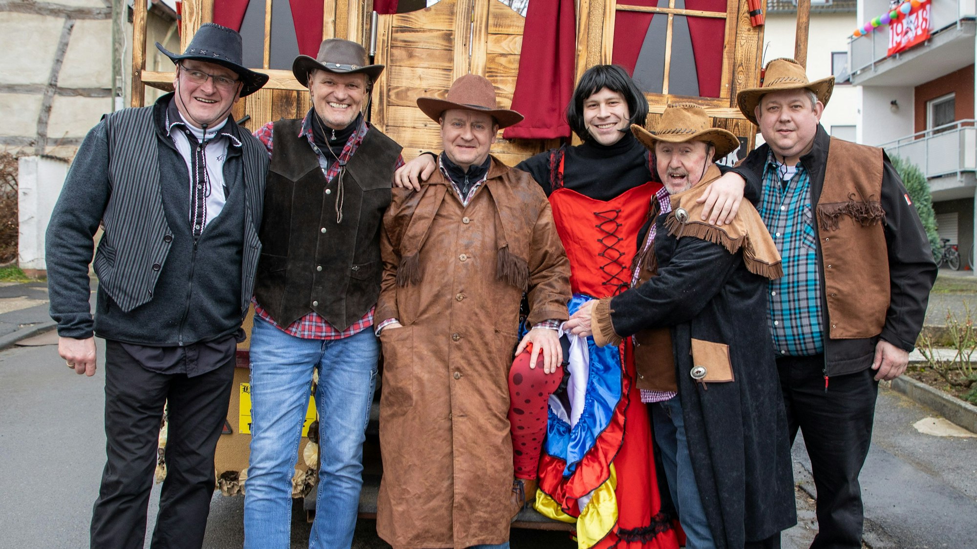 Wildwest auf Waldorfs Straßen beim Kinderzug.