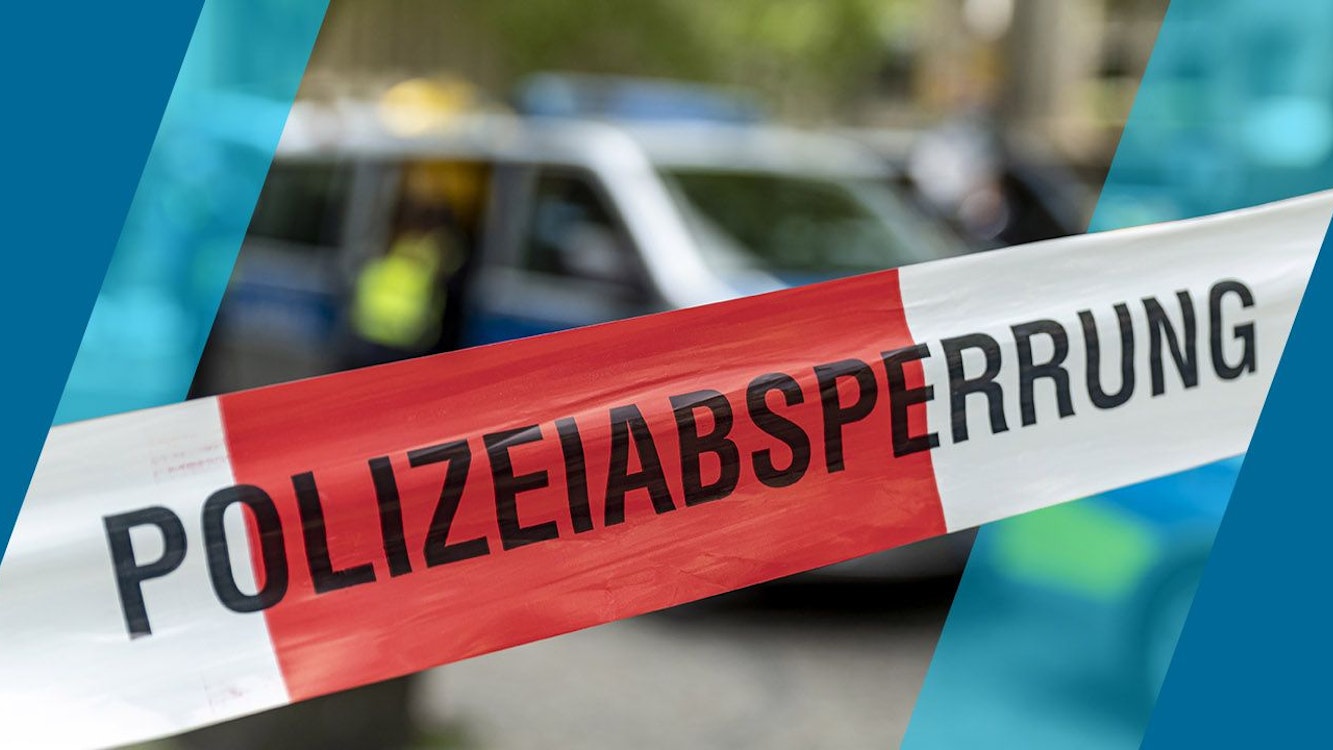 Symbolbildoptik, Polizei, Absperrung, Flatterband, Unfall, Einsatz, Polizeiabsperrung