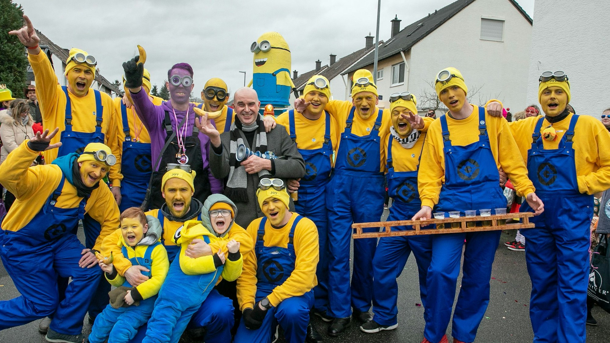 Der Junggesellenverein Morenhoven ist einfach unverbesserlich und zeigte sich für alles gerüstet.