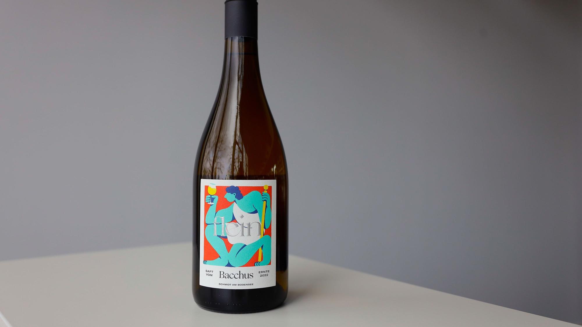 Flein Bacchus, sortenreiner Traubensaft vom Weingut Schmidt