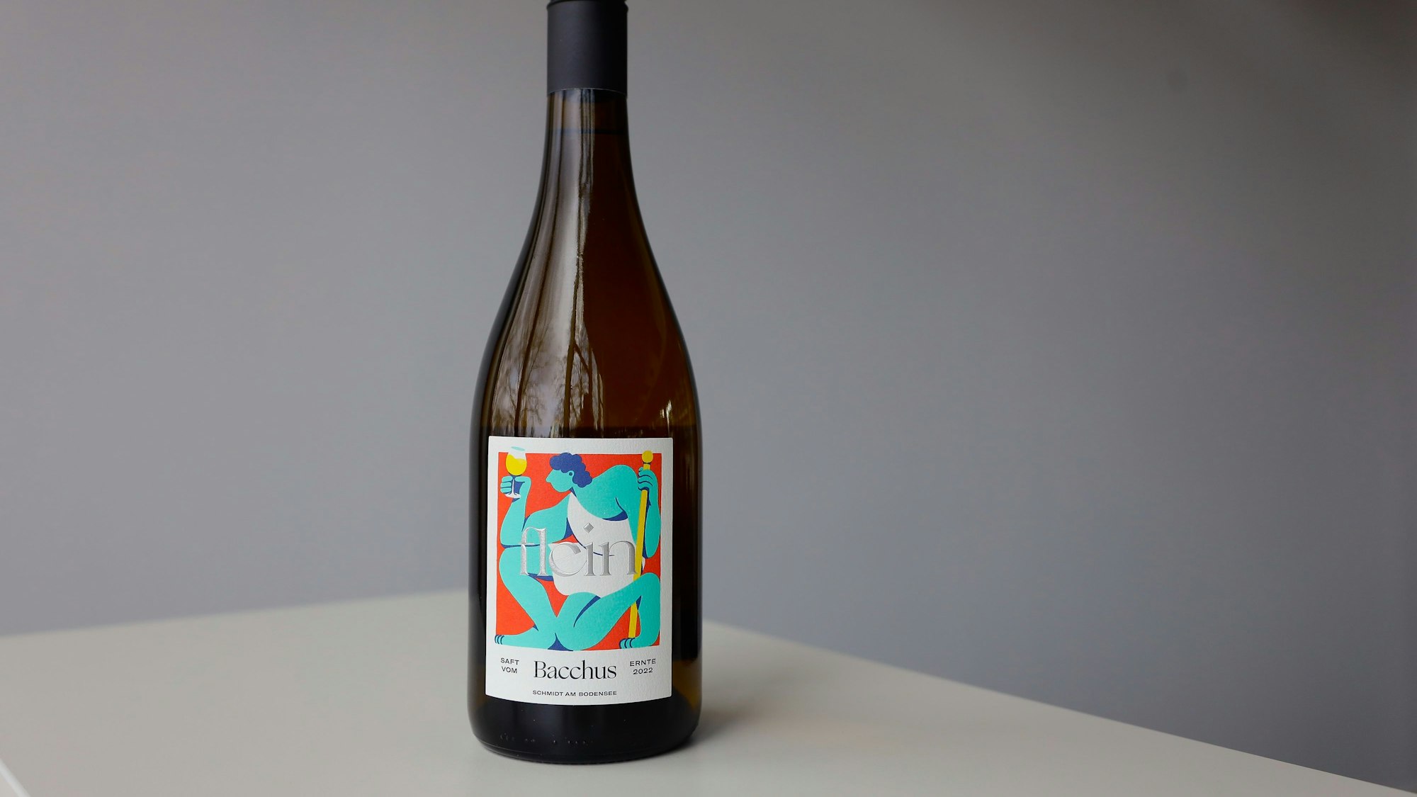 Flein Bacchus, sortenreiner Traubensaft vom Weingut Schmidt