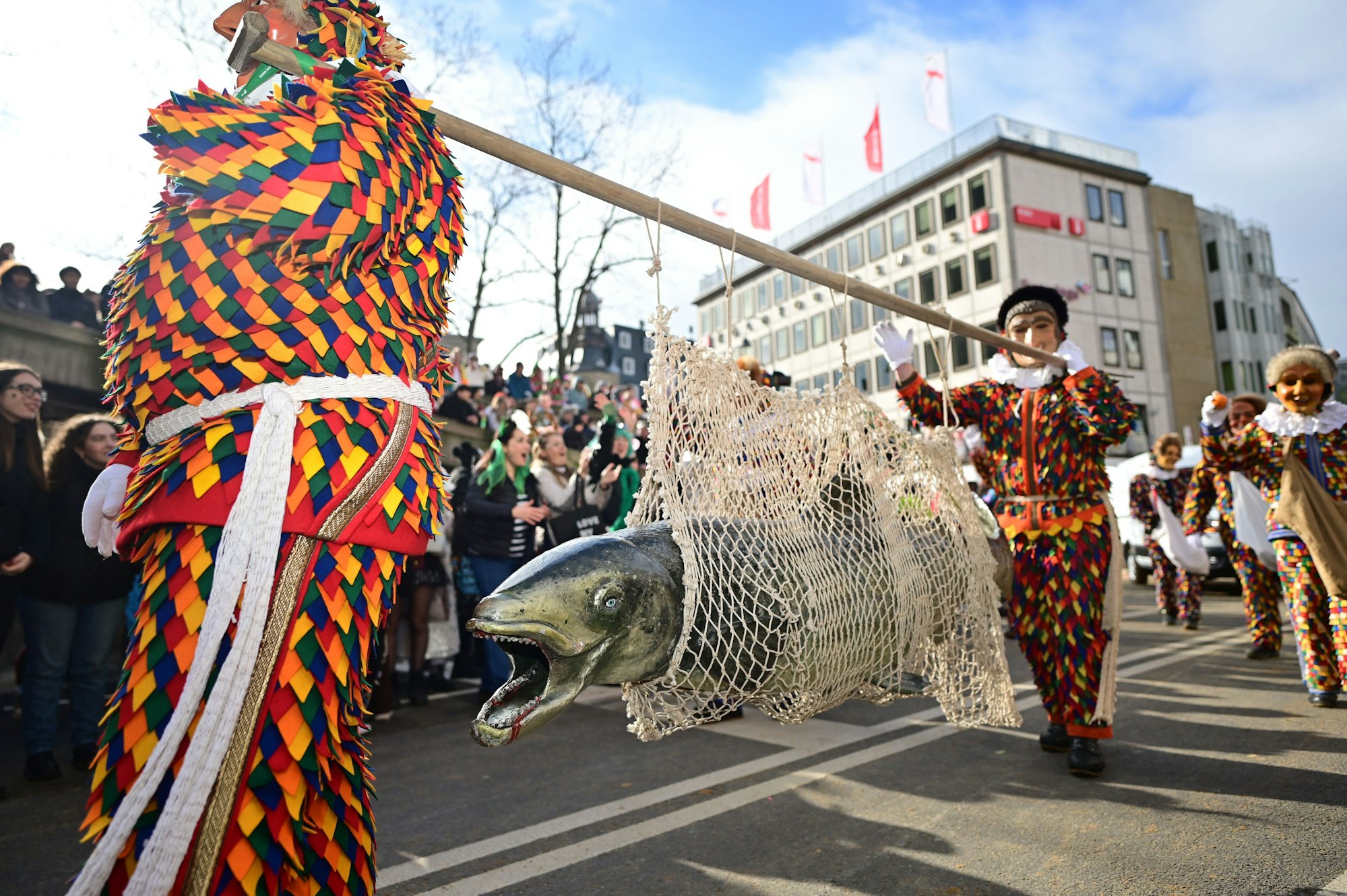 Teilnehmer von der Schwäbisch-Allemannischen Fasnet