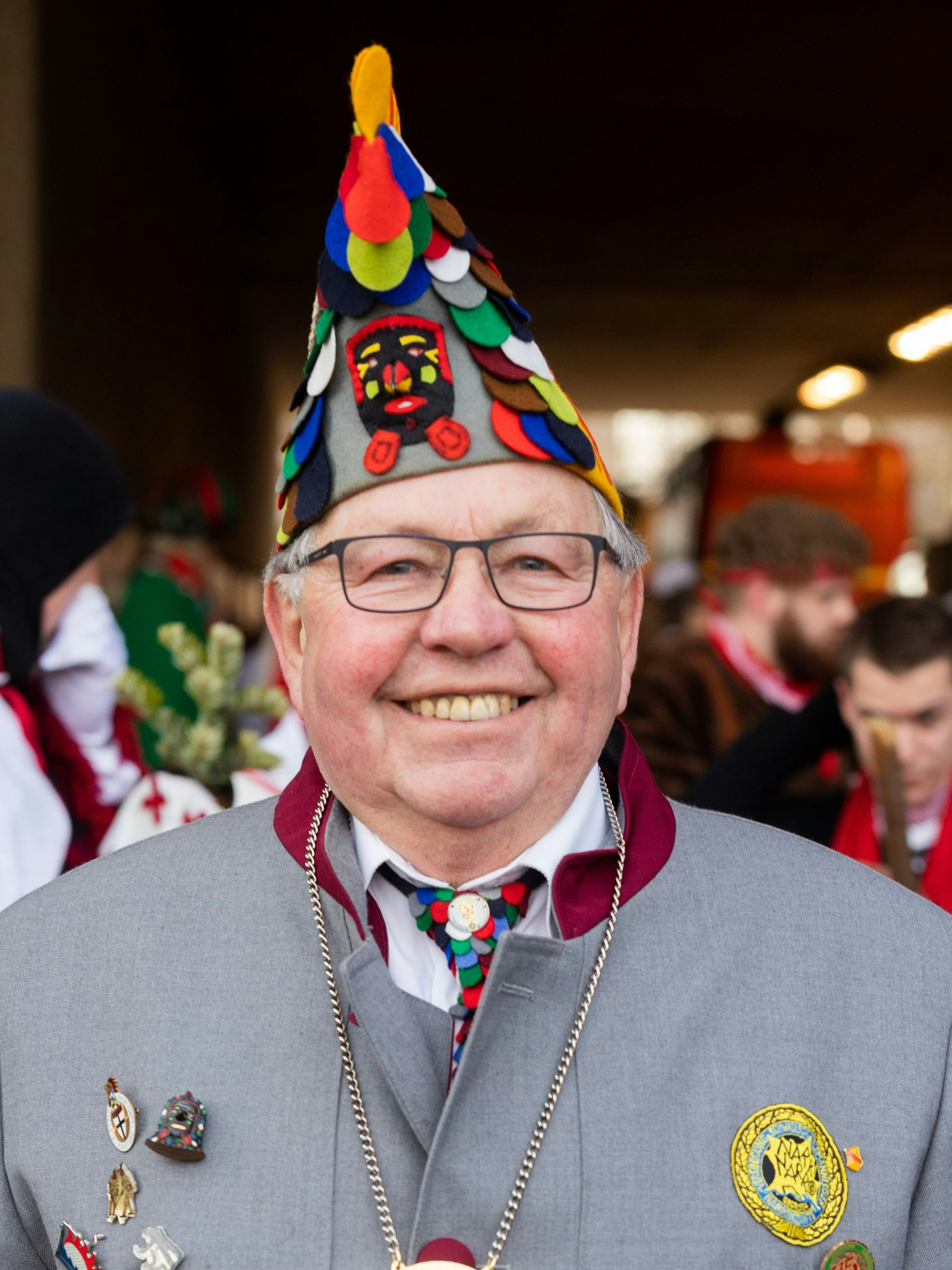 Ein Porträt von Otto Gäng, Vizepräsident der Vereinigung Schwäbisch-Alemannischer Narrenzünfte.